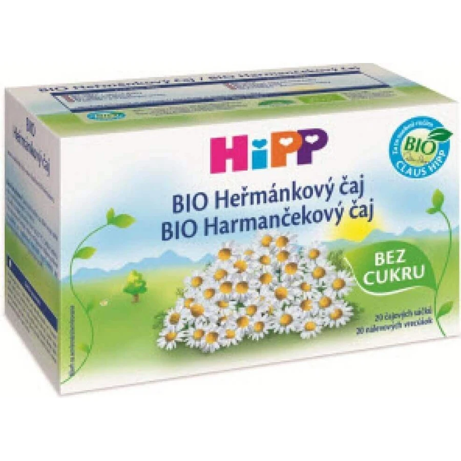 HiPP BIO Ромашковий чай 20×1,5 г, ромашковий чай: ціни та характеристики