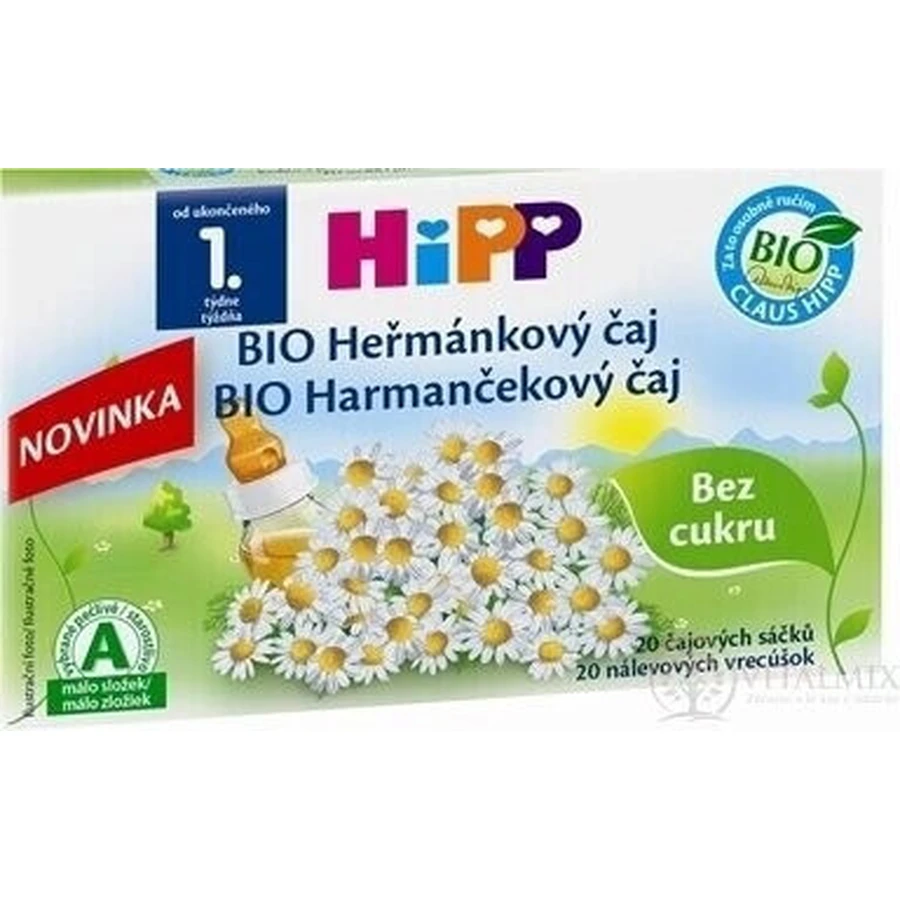 HiPP BIO Ромашковий чай 20×1,5 г, ромашковий чай: ціни та характеристики