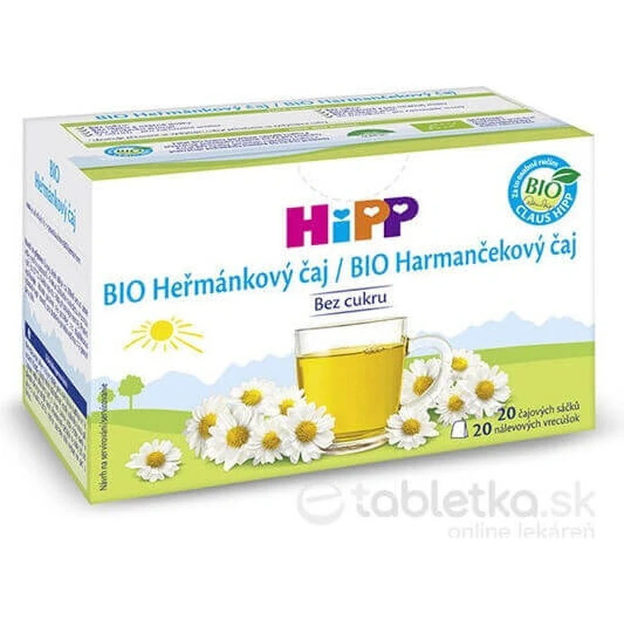 HiPP BIO Ромашковий чай 20×1,5 г, ромашковий чай: ціни та характеристики