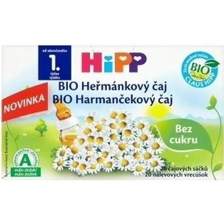 HiPP BIO Ромашковий чай 20×1,5 г, ромашковий чай: ціни та характеристики