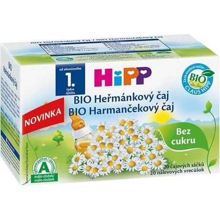 HiPP BIO Ромашковий чай 20×1,5 г, ромашковий чай: ціни та характеристики