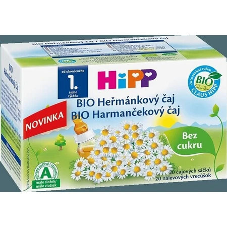 HiPP BIO Ромашковий чай 20×1,5 г, ромашковий чай: ціни та характеристики