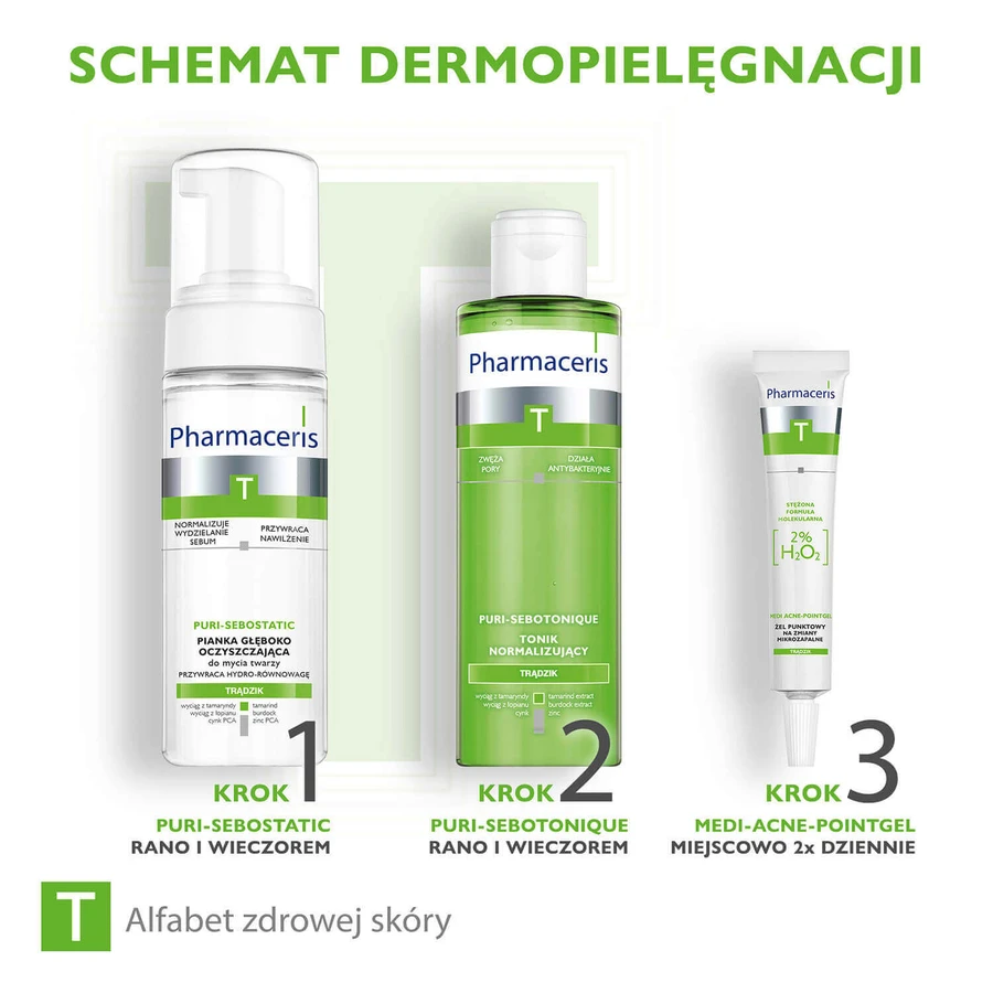 Pharmaceris T Medi Acne Point-Gel, точковий гель для локалізованих мікрозапальних уражень 2% H2O2, 10 мл: ціни та характеристики