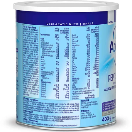 Молочна суміш Aptamil Pepti Pepti Syneo 1, 0-6 місяців, 400 г, Nutricia: ціни та характеристики
