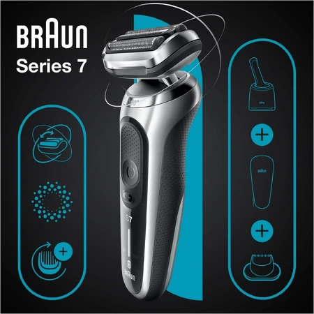 Braun Series 7 71-S7200cc Silver: ціни та характеристики