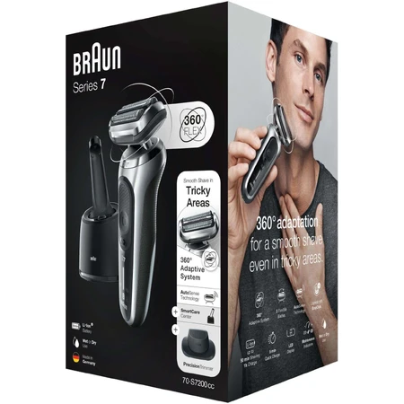Braun Series 7 71-S7200cc Silver: ціни та характеристики