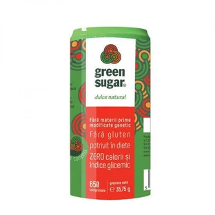 Натуральний підсолоджувач з екстракту стевії Green Sugar, 650 таблеток, Remedia Laboratories