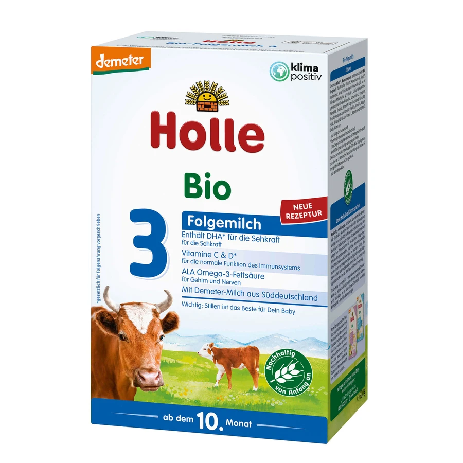 Holle Bio 3, Молоко для подальшого годування, з 10 місяців, 600 г КОРОТКИЙ ТЕРМІН ДІЇ: ціни та характеристики