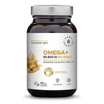 Aura Herbals Омега + Витамин D3 800 МЕ для детей, 60 капсул с откручивающейся крышкой: цены и характеристики