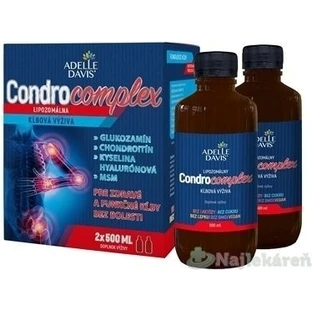Adelle Davis CONDROCOMPLEX Ліпосомальне живлення для суглобів 2×500 мл, харчова добавка