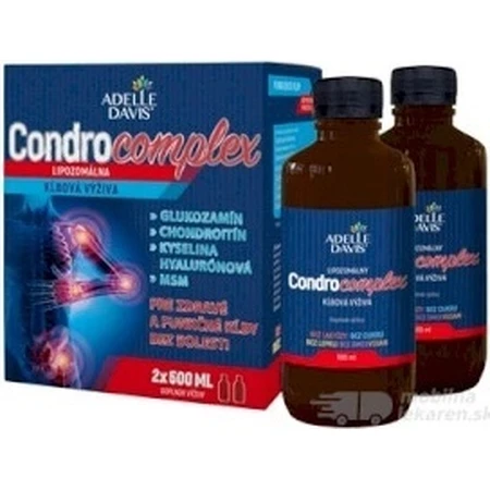 Adelle Davis CONDROCOMPLEX Ліпосомальне живлення для суглобів 2×500 мл, харчова добавка: ціни та характеристики