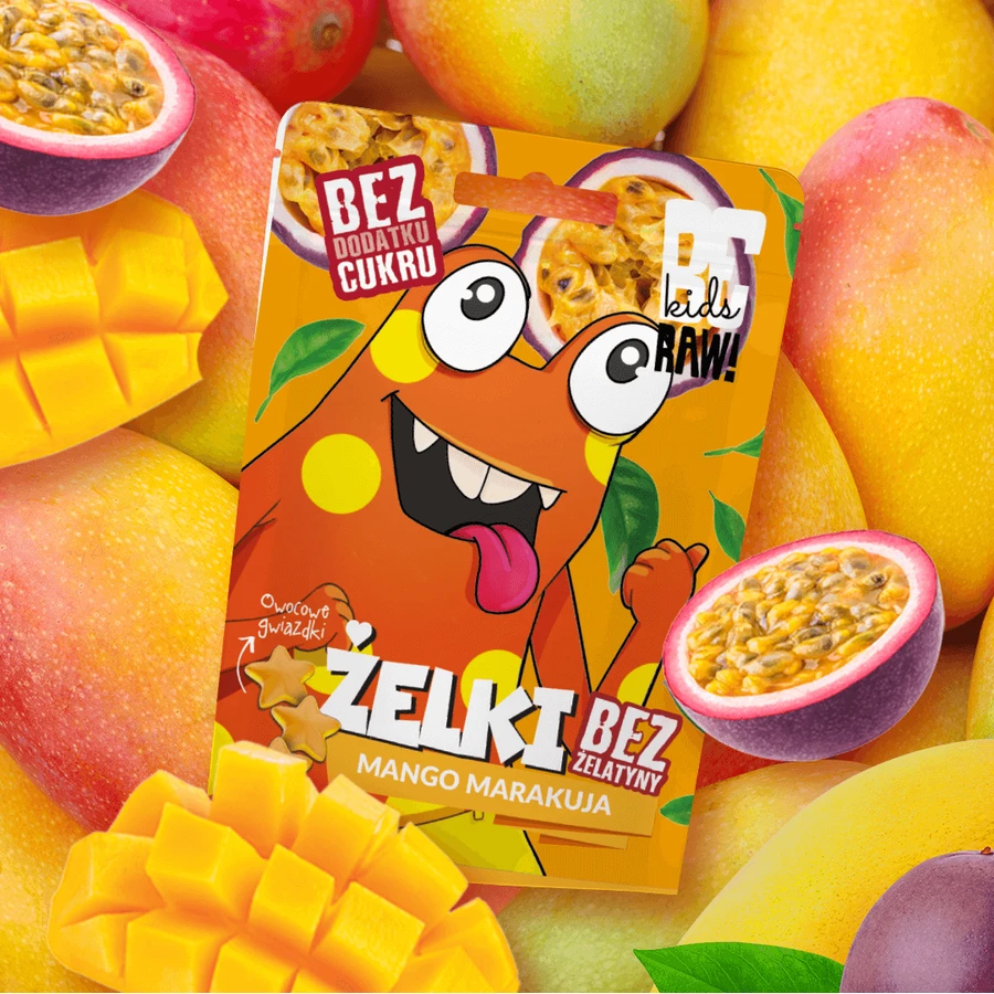 BeRAW! Kids, эльки, манго, маракуйя, без добавления сахара, 35 г КОРОТКАЯ ДАТА: цены и характеристики