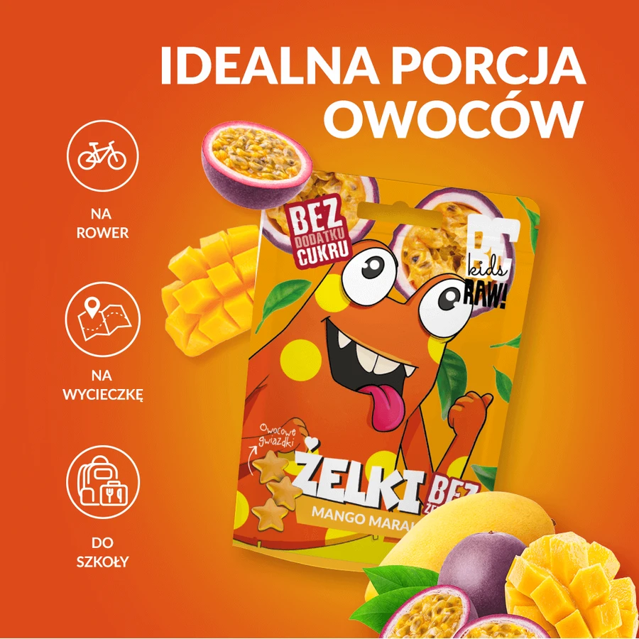 BeRAW! Kids, эльки, манго, маракуйя, без добавления сахара, 35 г КОРОТКАЯ ДАТА: цены и характеристики
