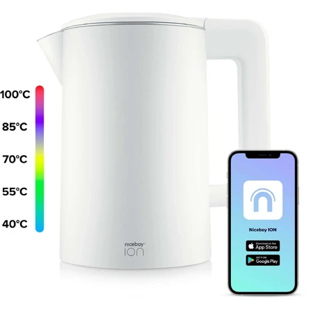 Чайник Niceboy ION SmartKettle Polar білий: ціни та характеристики