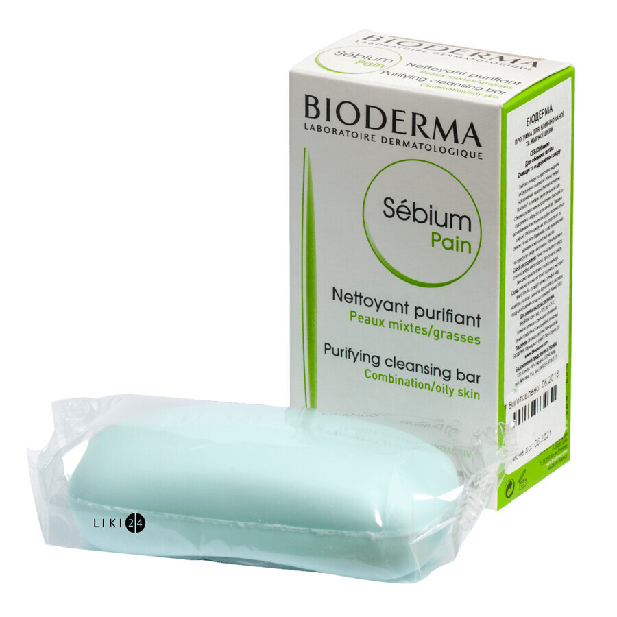 Тверде мило Bioderma Sebium, 100 г: ціни та характеристики