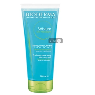 Гель для вмивання Bioderma Sebium Себіом очищуючий, 200 мл