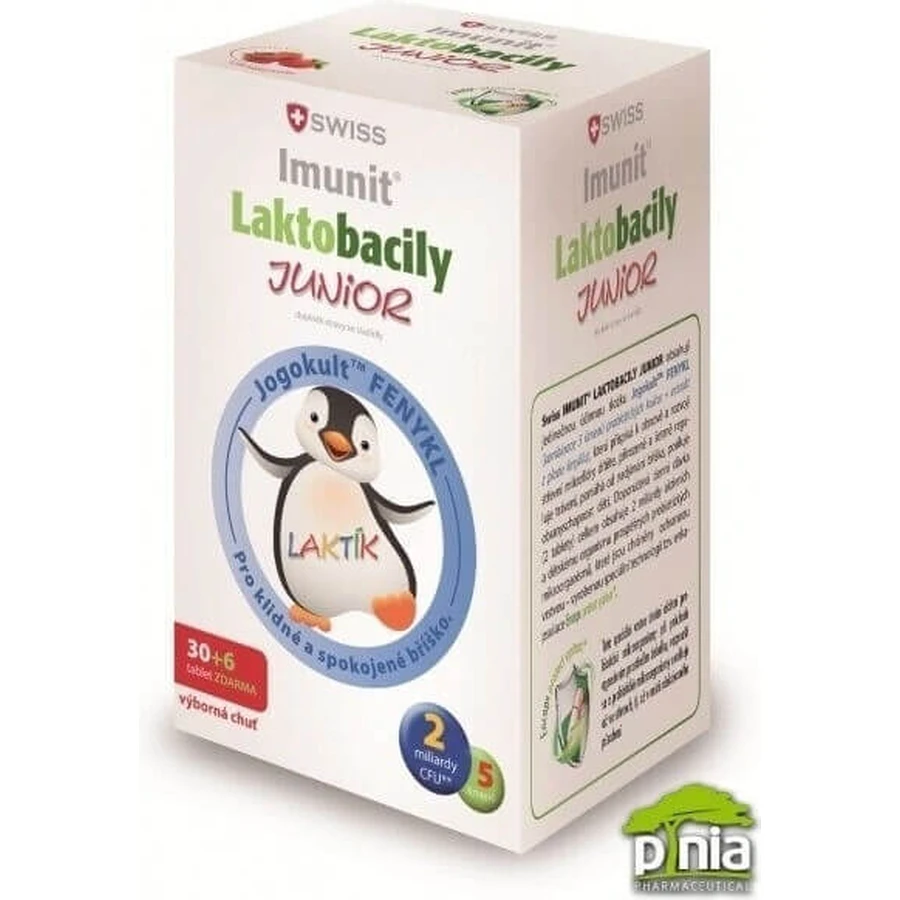 SWISS Lactobacilli JUNIOR Immunit + витамин D3 30+6 табл. 1×36 табл, витамины: цены и характеристики
