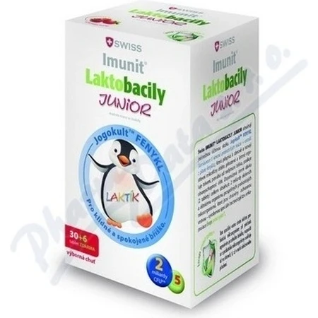 SWISS Lactobacilli JUNIOR Immunit + витамин D3 30+6 табл. 1×36 табл, витамины: цены и характеристики