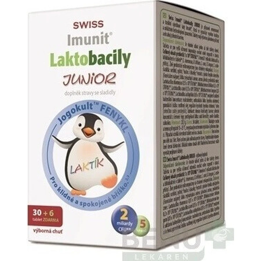 SWISS Lactobacilli JUNIOR Immunit + витамин D3 30+6 табл. 1×36 табл, витамины: цены и характеристики