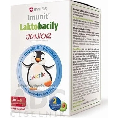 SWISS Lactobacilli JUNIOR Immunit + витамин D3 30+6 табл. 1×36 табл, витамины: цены и характеристики