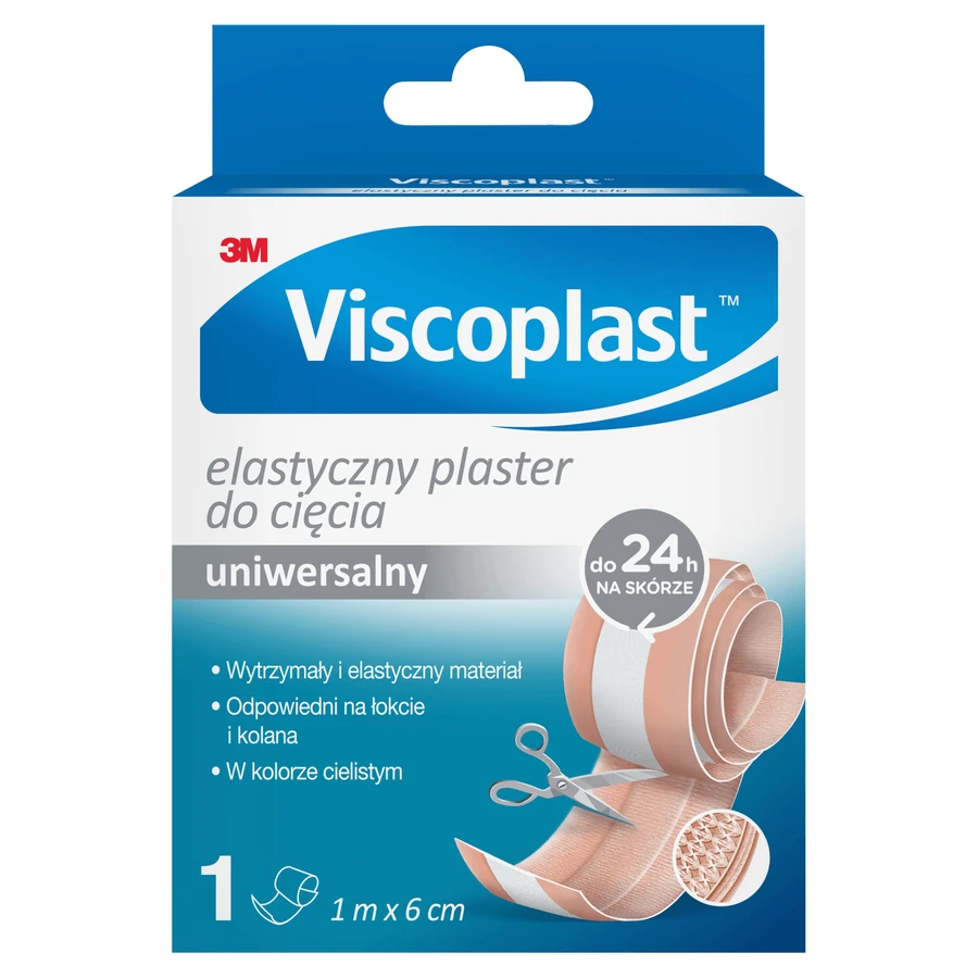 Эластичный пластырь для резки Viscoplast 1 м x 6 см, 1 шт.: цены и характеристики