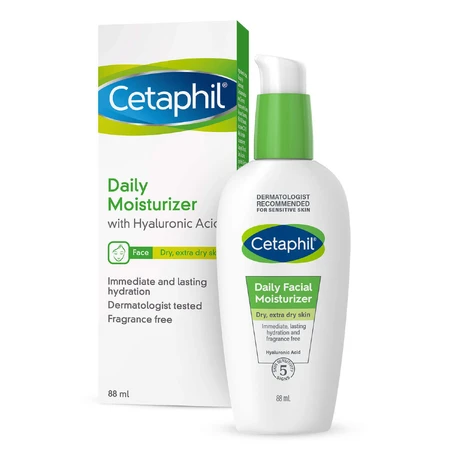 Cetaphil, Крем для обличчя зволожуючий з гіалуроновою кислотою, денний, 88 мл ПОЛАМАНА УПАКОВКА: ціни та характеристики