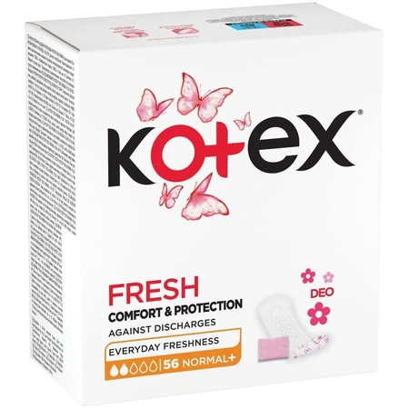 Kotex® Прокладки DEO Normal + 56 шт.: цены и характеристики