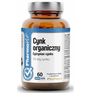 Органический цинк цитрат (15 мг) 60 капсул Pharmovit Clean Label