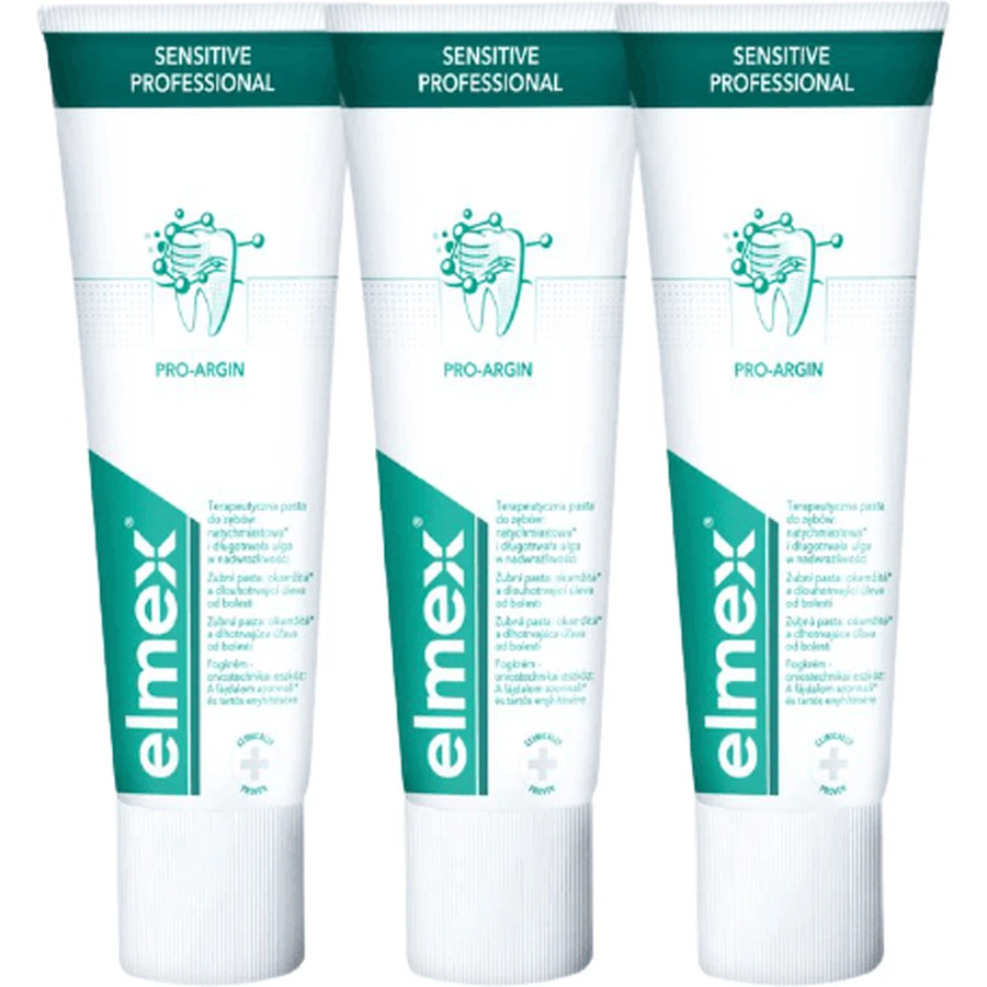 Зубна паста Elmex Sensitive Professional 3 x 75 мл: ціни та характеристики