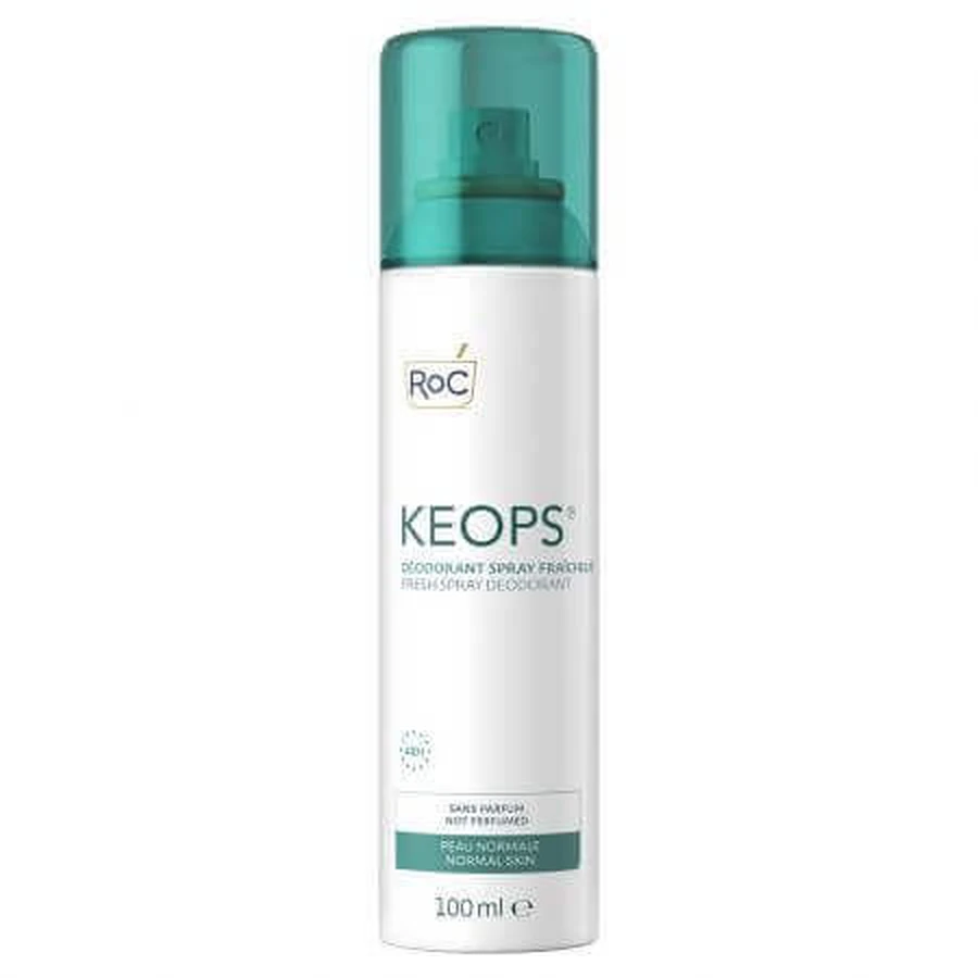 Дезодорант-спрей без віддушки Keops, 100 мл, Roc: ціни та характеристики