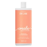 On Line Create, гель для душу, бурштинове та мигдальне молоко, 500 мл