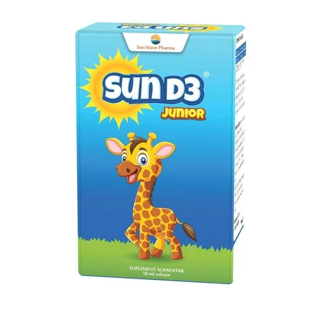 Капли Sun D3 Junior, 10 мл, Sun Wave Pharma: цены и характеристики