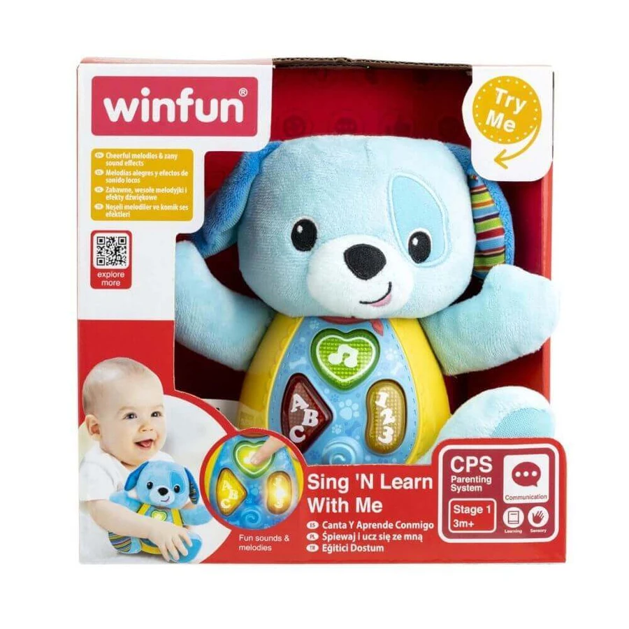Пой и учись со щенком Черникой, +3 месяца, Winfun: цены и характеристики