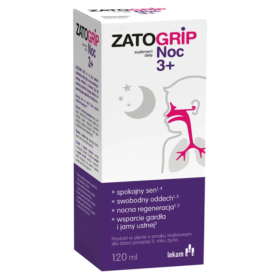 Zatogrip Night 3+, 120 мл: цены и характеристики