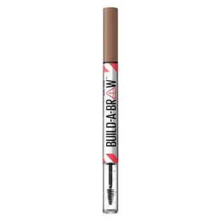 Build a Brow Карандаш для бровей + фиксирующий гель, мягкий коричневый, 1,4 г, Maybelline