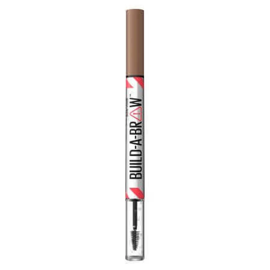 Build a Brow Карандаш для бровей + фиксирующий гель, мягкий коричневый, 1,4 г, Maybelline: цены и характеристики