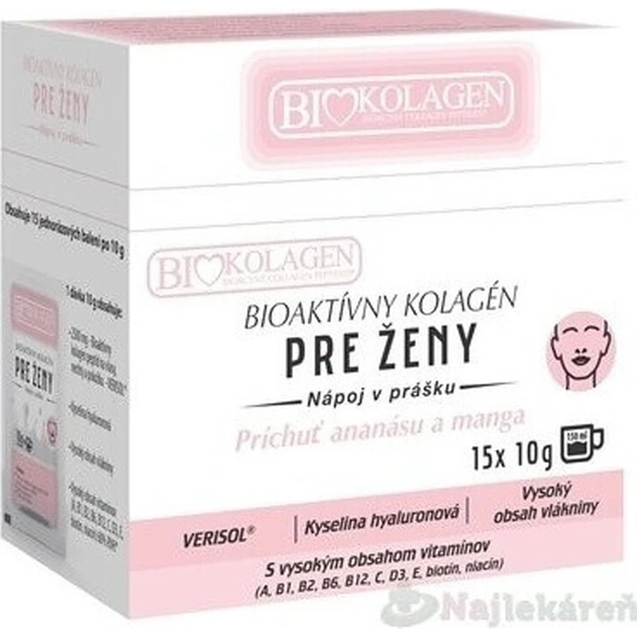 ASP BIOKOLAGEN Біоактивний колаген для жінок 15×10 г, сухий напій, пакетики (150 г): ціни та характеристики