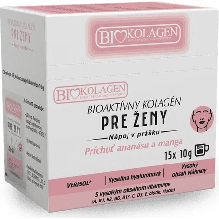 ASP BIOKOLAGEN Біоактивний колаген для жінок 15×10 г, сухий напій, пакетики (150 г): ціни та характеристики