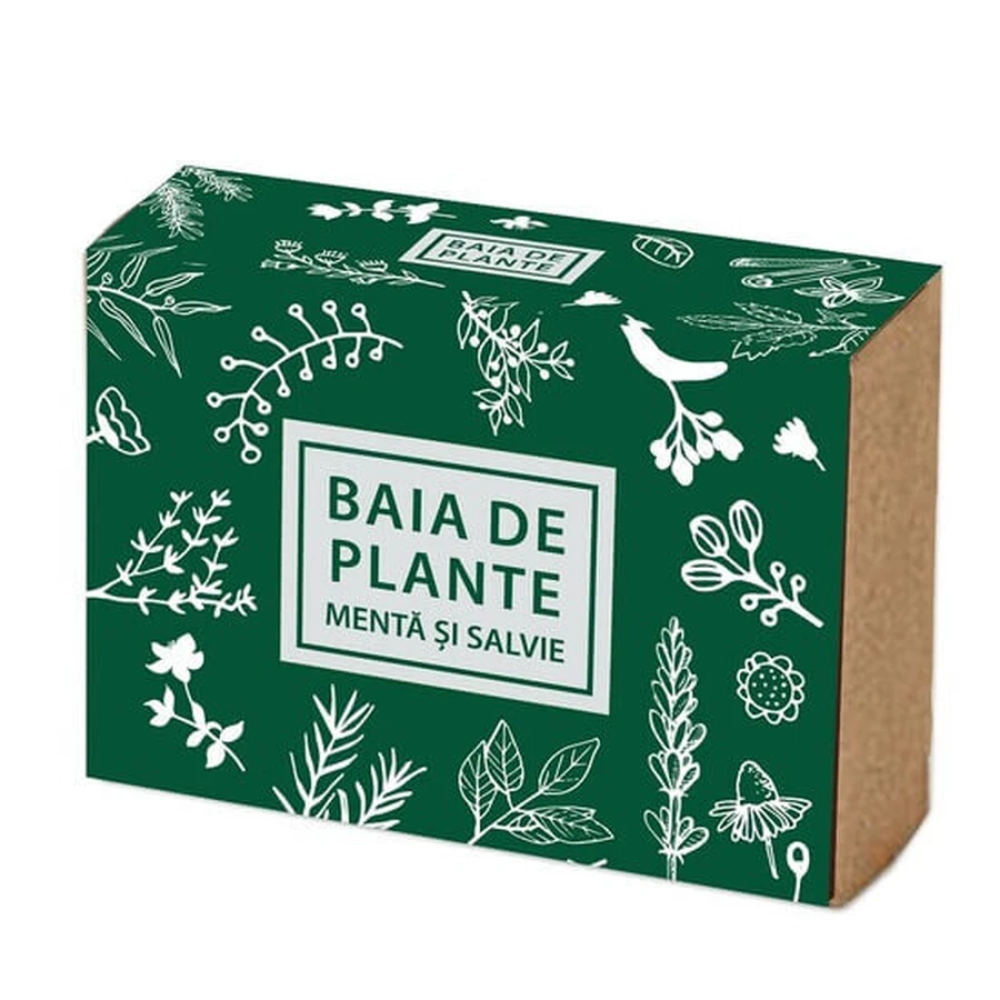Мило з м'ятою та шавлією, 100 г, Herbal Bath: ціни та характеристики