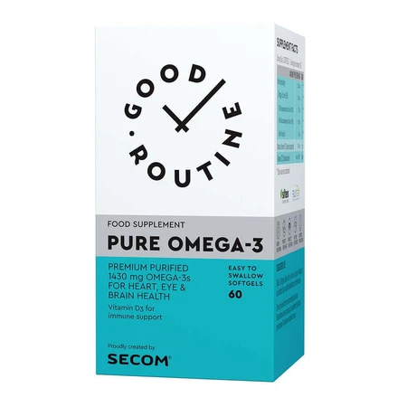 Pure Omega-3 Good Routine, 60 капсул, Secom: цены и характеристики