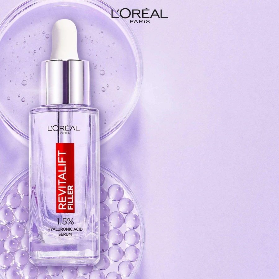 L'Oréal Paris Ревіталіфт Філер Сироватка проти зморшок з 1,5% чистої гіалуронової кислоти 30 мл: ціни та характеристики