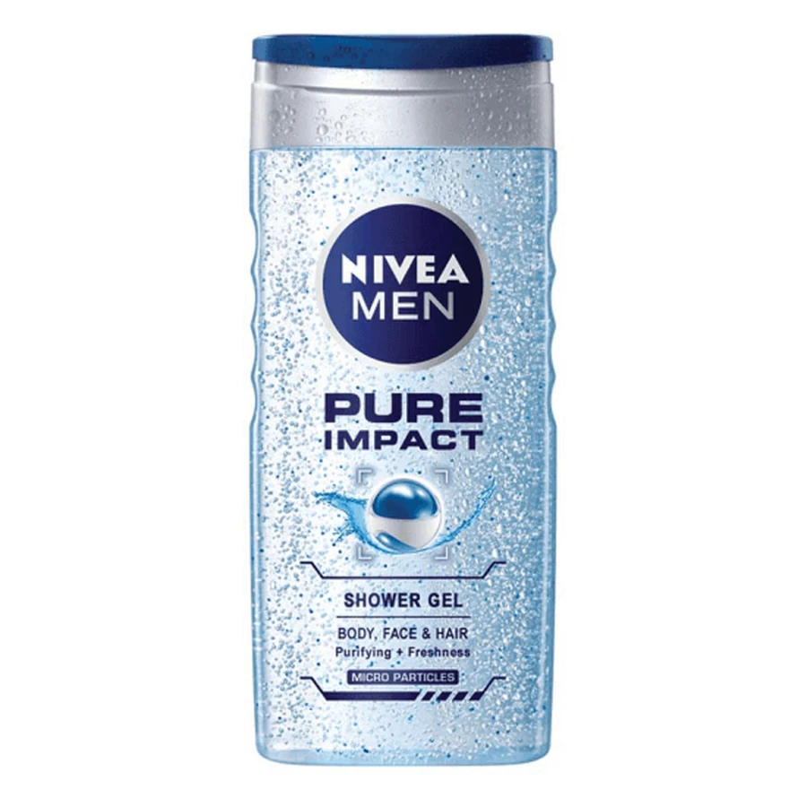 Гель для душу Pure Impact для чоловіків, 500 мл, Nivea: ціни та характеристики