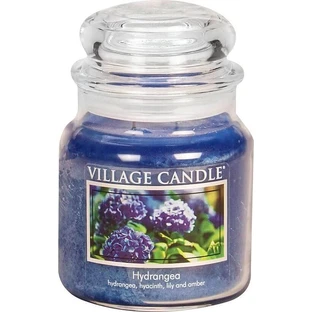 Village Candle Ароматична свічка в склі - Гортензія - Гортензія, маленька 1×1 шт, ароматична свічка
