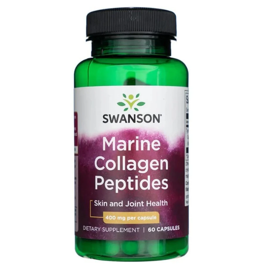 Колагенові пептиди Swanson Collagen Peptides, гідролізовані, морські, тип I, 60 капсул: ціни та характеристики