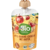 DmBio Яблучне пюре з бананами, курагою та вівсом 12+, 100 г