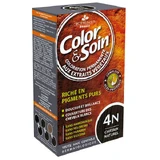 Краска для волос Color & Soin 4N, натуральный серый, 135 мл