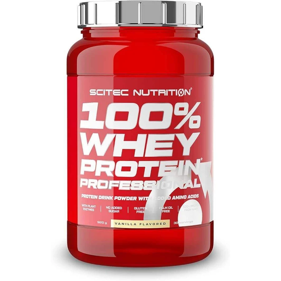100% сироватковий протеїн Professional Vanilla, 920 г, Scitec Nutrition: ціни та характеристики