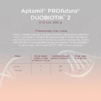 Суха молочна суміш Aptamil ProFutura 2 Duo Biotik, для дітей з 6 до 12 місяців, 800 г: ціни та характеристики