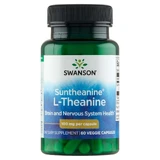 Swanson Suntheanine L-Theanine, L-теанін 100 мг, 60 вегетаріанських капсул