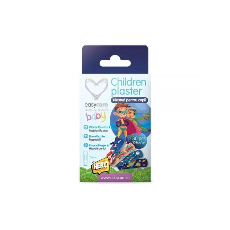 Детские пластыри Hero, 56x19 MM, 30 шт, Easycare Baby: цены и характеристики